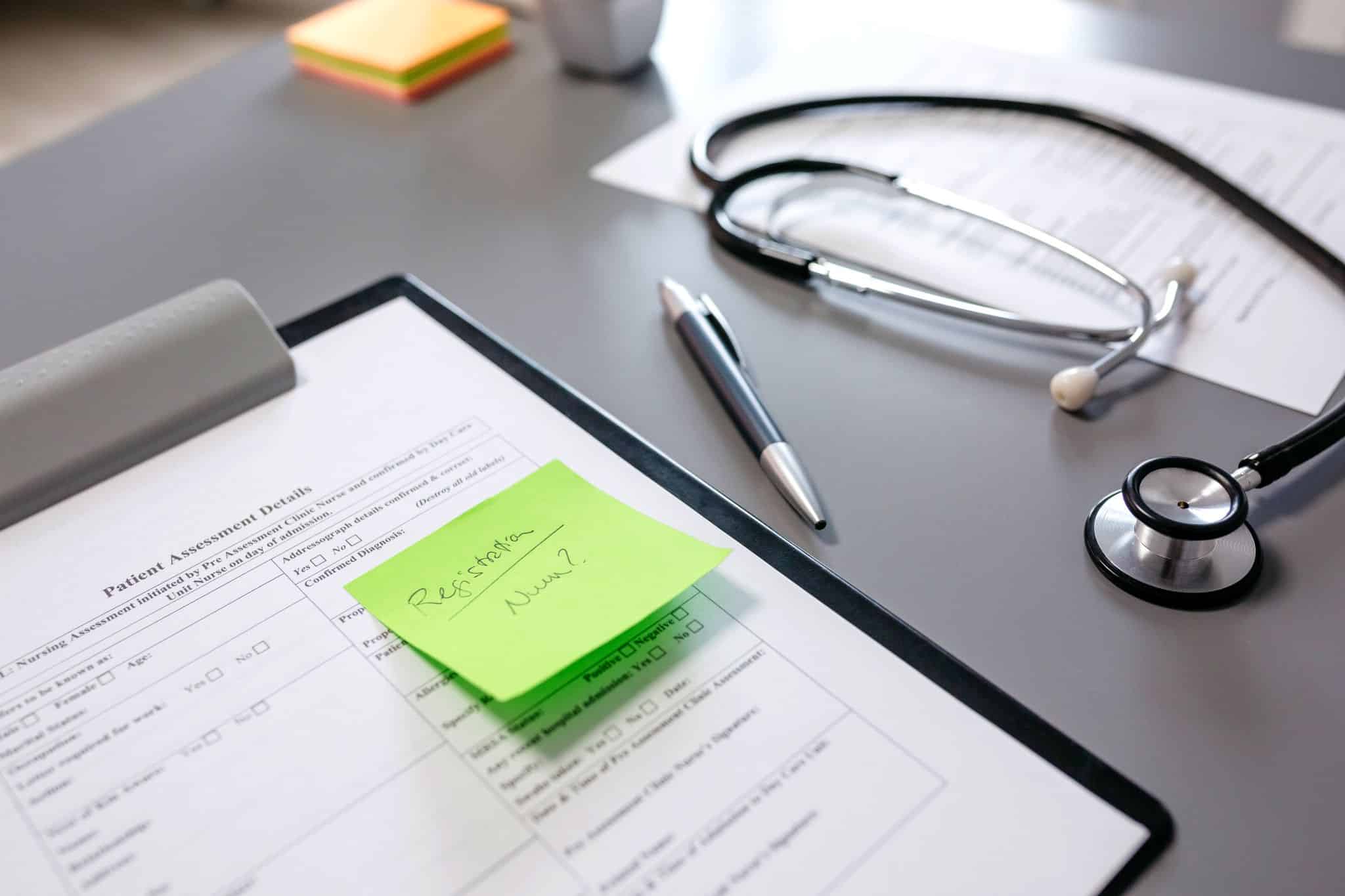 medical-assessment-form-with-pen